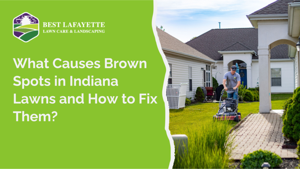 What Causes Brown Spots in Indiana Lawns and How to Fix Them?