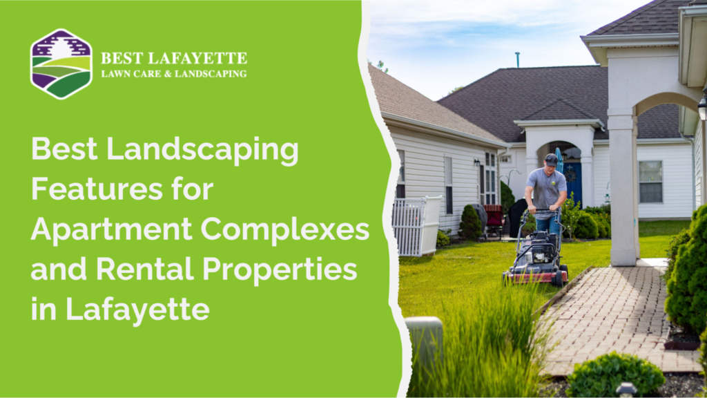 Best Landscaping Features for Apartment Complexes and Rental Properties in Lafayette