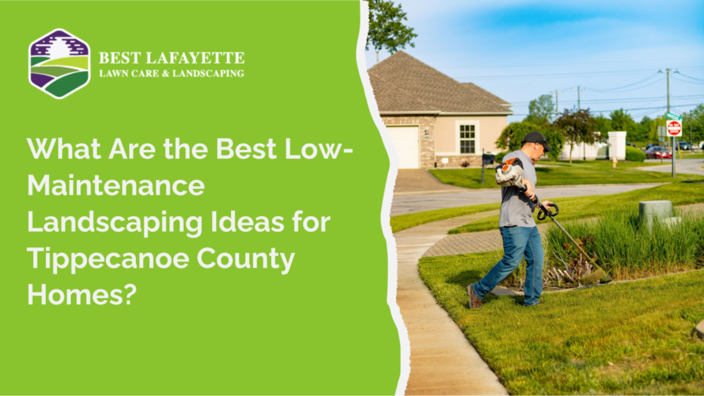 What Are the Best Low-Maintenance Landscaping Ideas for Tippecanoe County Homes?